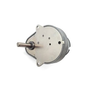 High precision geared DC motor with metal shaft and compact design